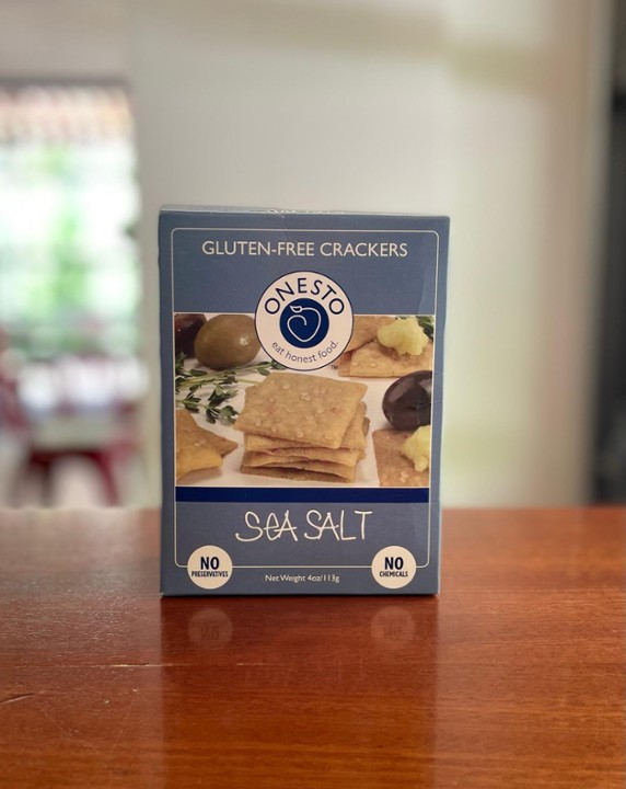 Onesto Gluten-Free Sea Salt Crackers