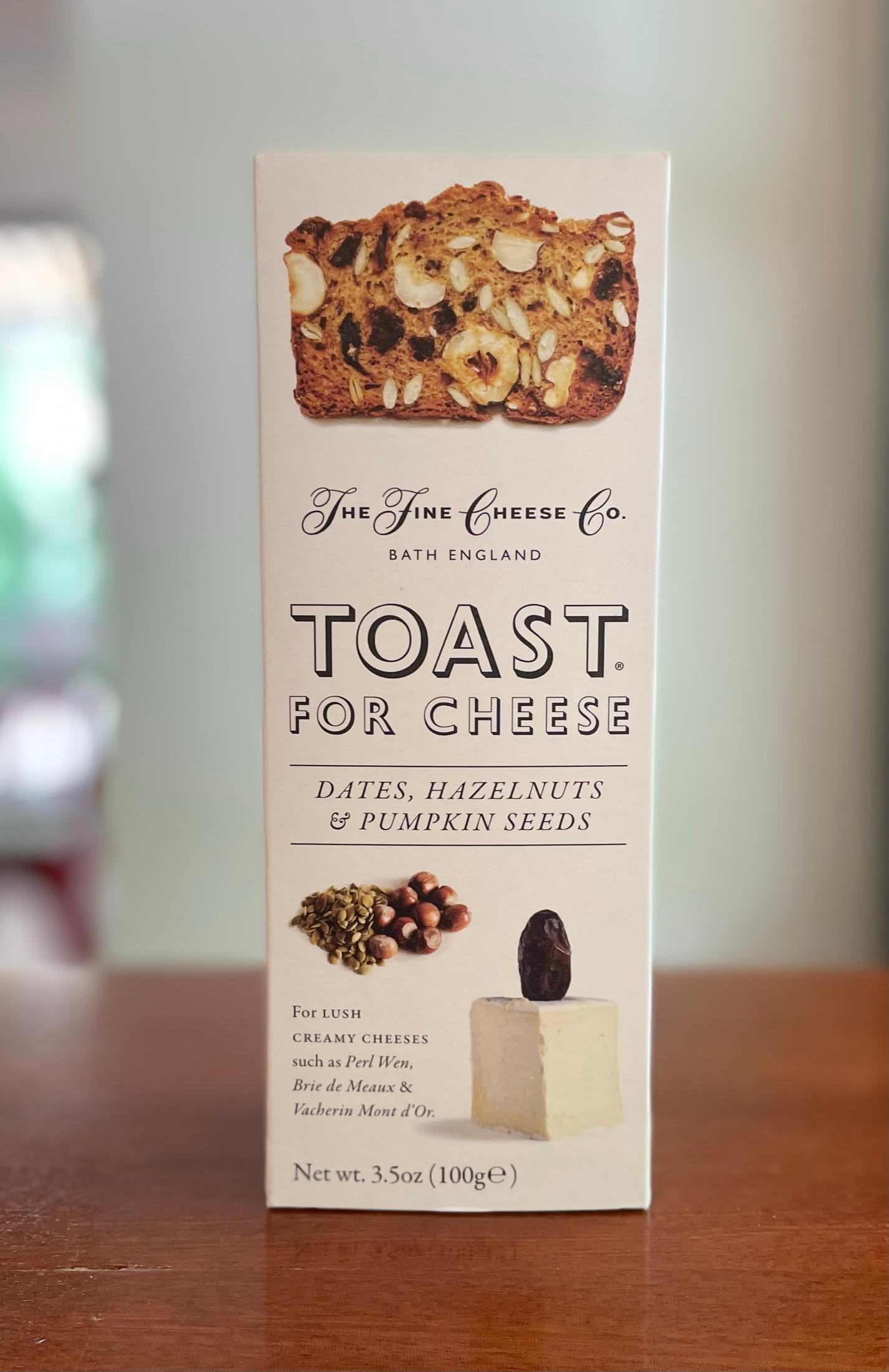The Fine Cheese Co. Toast for Cheese Dates/Hazelnut/Pumpkin