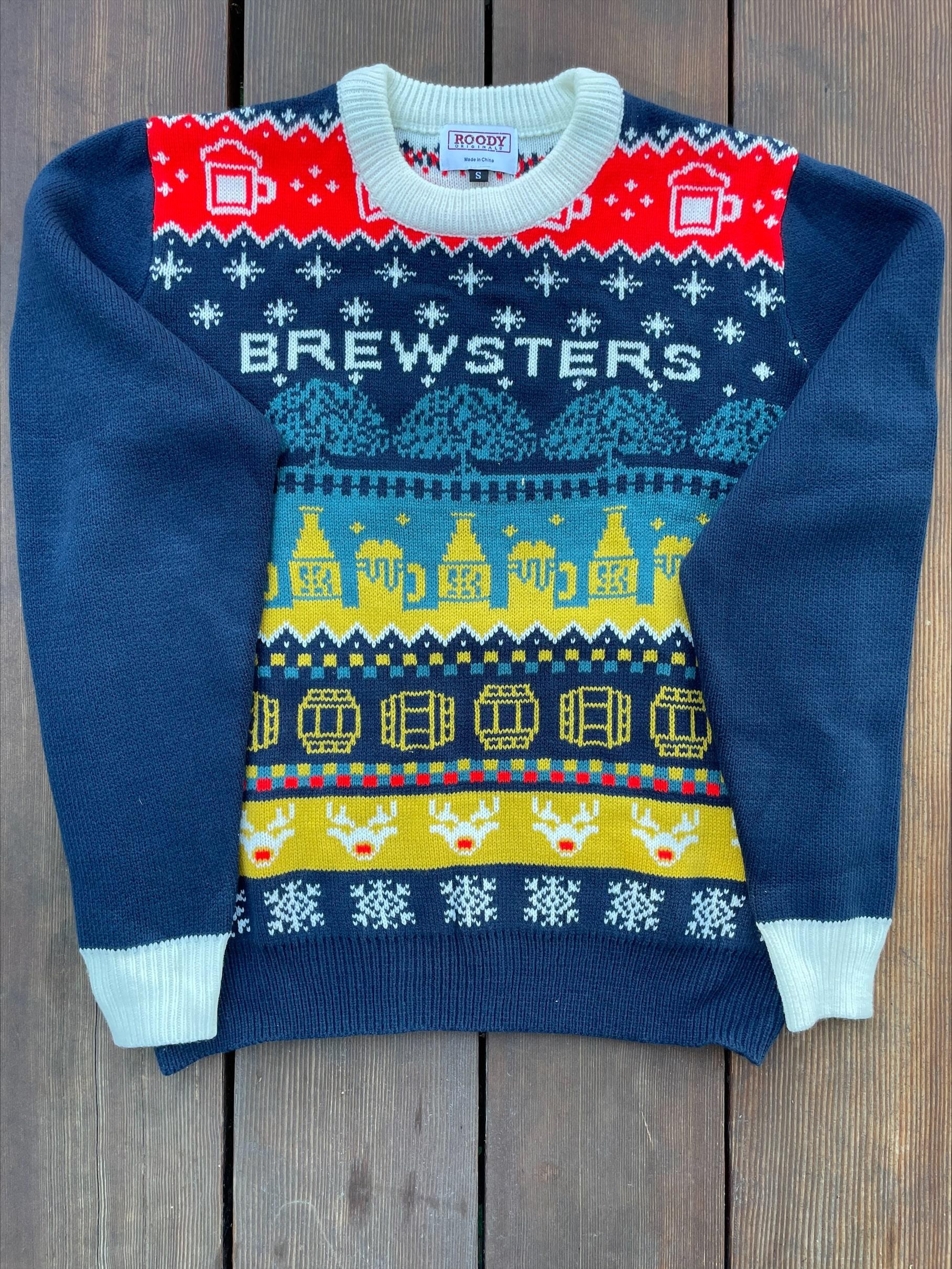 Brewsters Miracle Crewneck Pullover Sweater (XL)