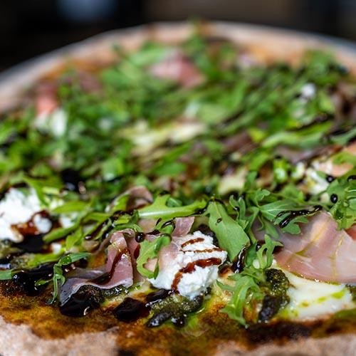 Burrata & Arugula Pizza