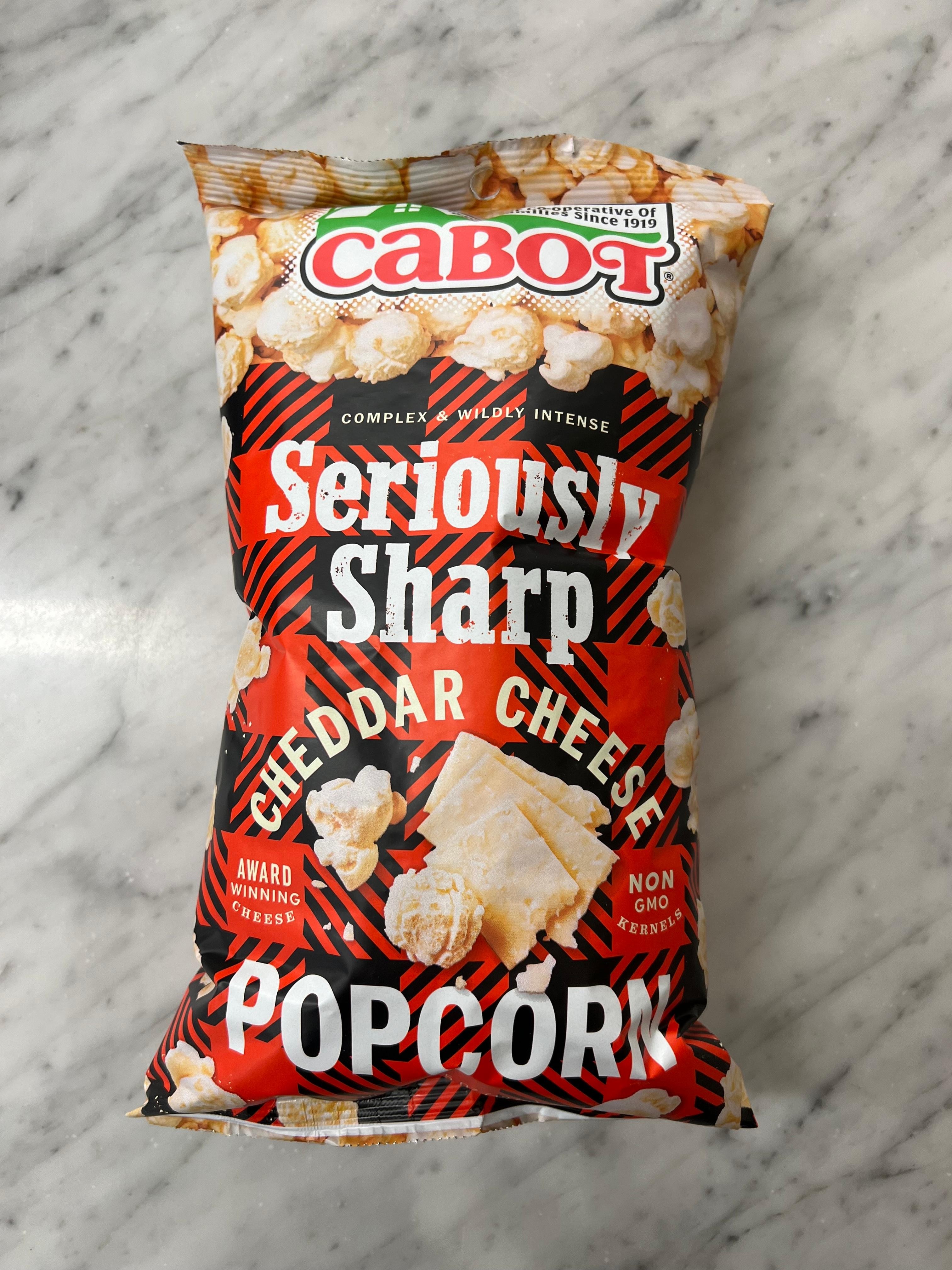 Cabot Seriously Sharp Cheddar Popcorn