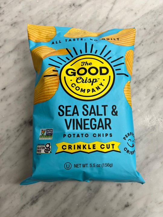 Good Crisp Crinkle Cut Sea Salt & Vinegar Chips (5.5 oz)