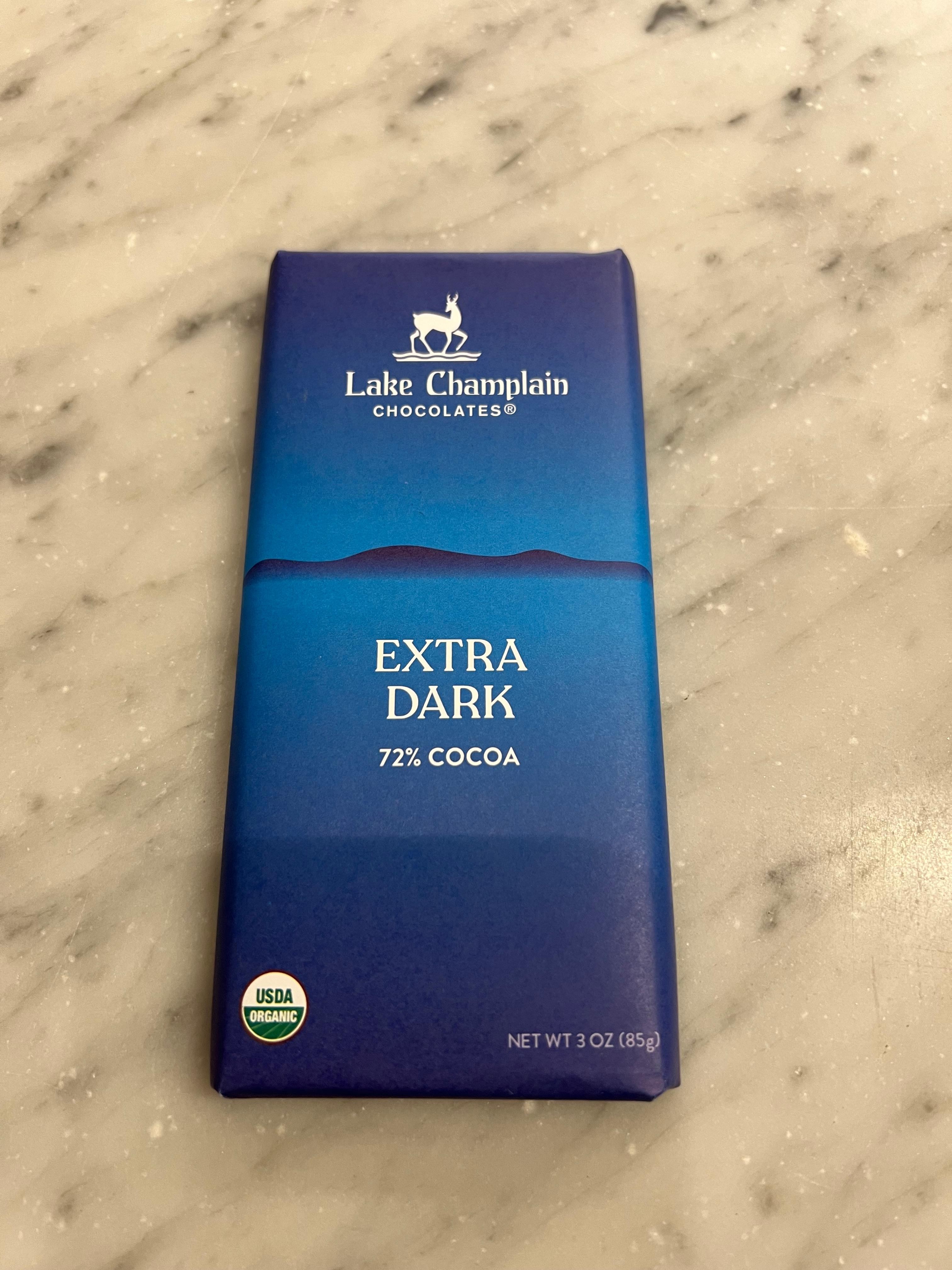 Lake Champlain Extra Dark Chocolate Bar (72%)