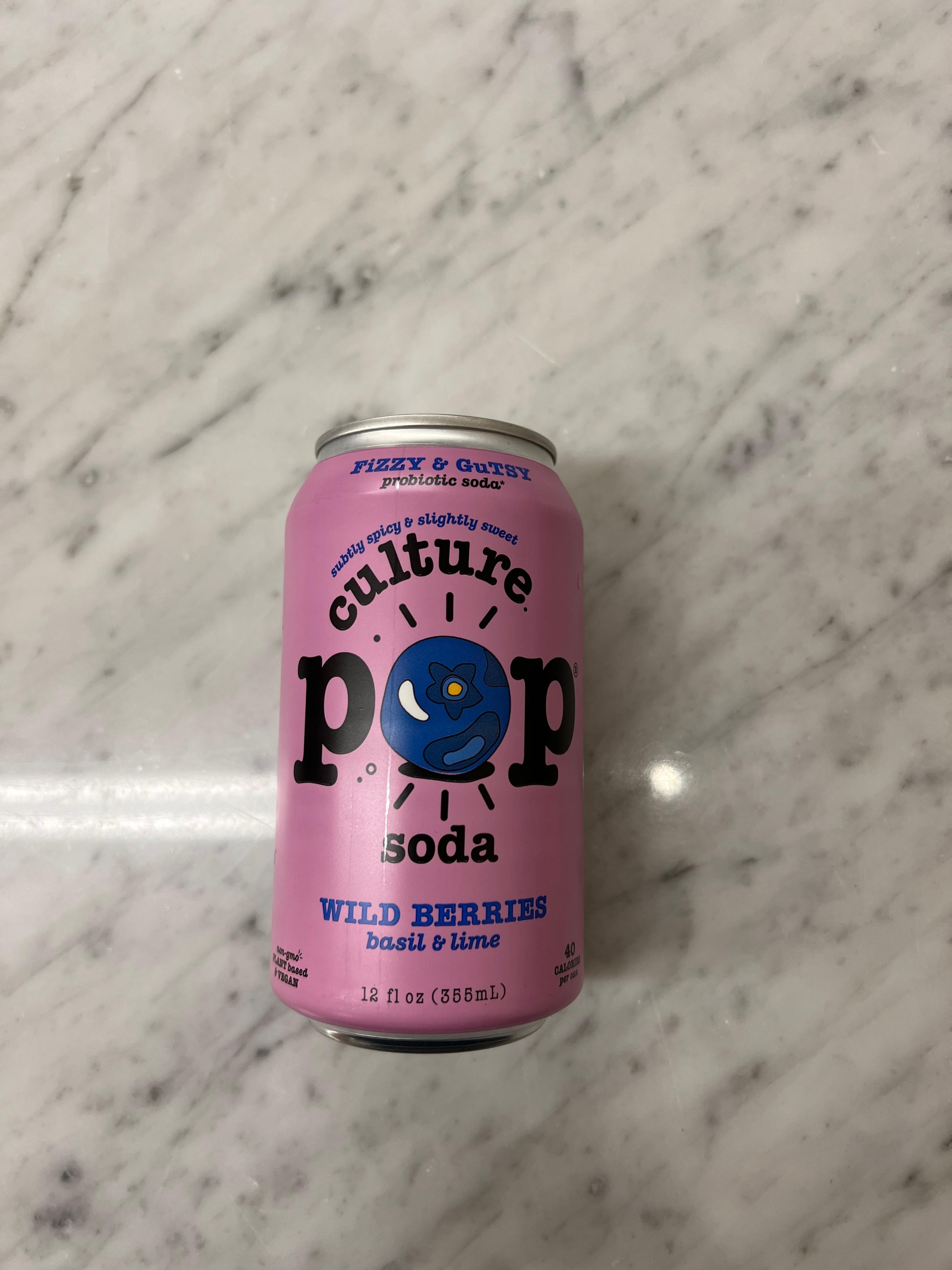 Culture Pop Soda Wild Berry  & Lime