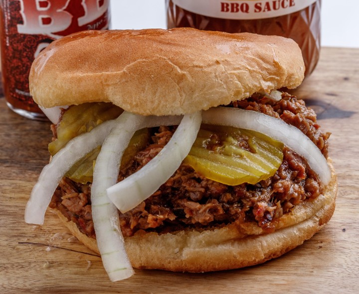 Chopped Brisket Sandwich