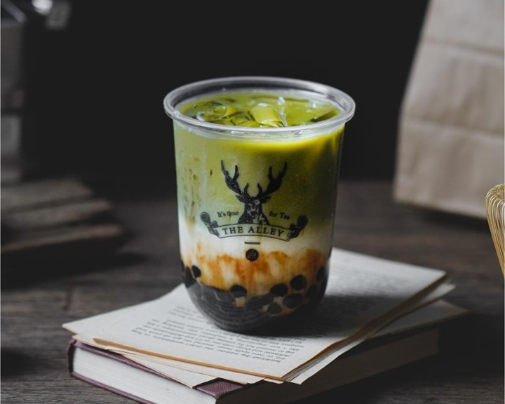 Matcha Brown Sugar Deerioca Milk