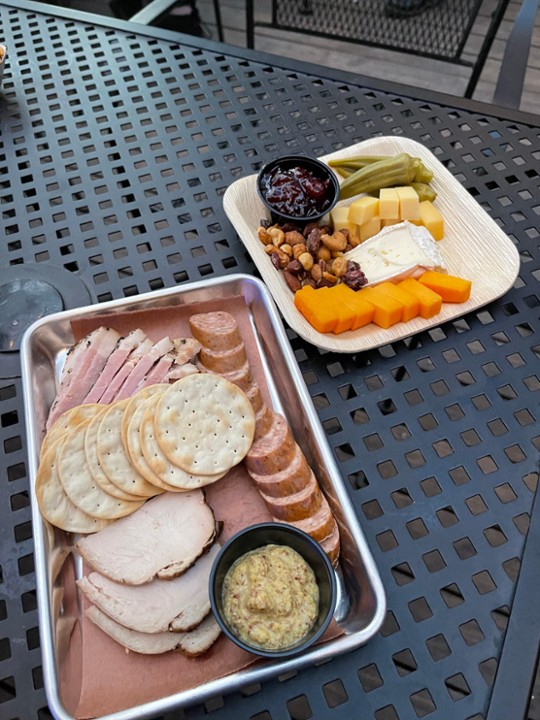 Smoked Meat and Cheese Plate