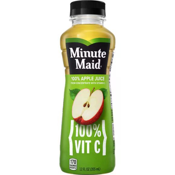 Minute Maid Apple Juice 12oz / 355ml