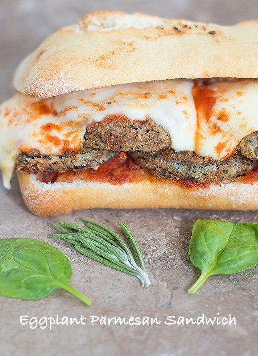 Eggplant Parmesan Panini