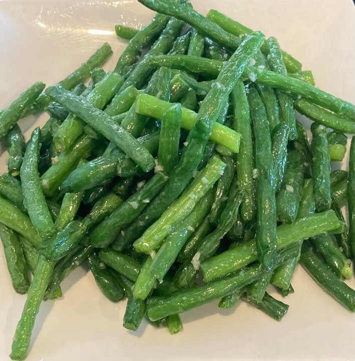 Stir-Fried String Bean with Garlic 清炒四季豆