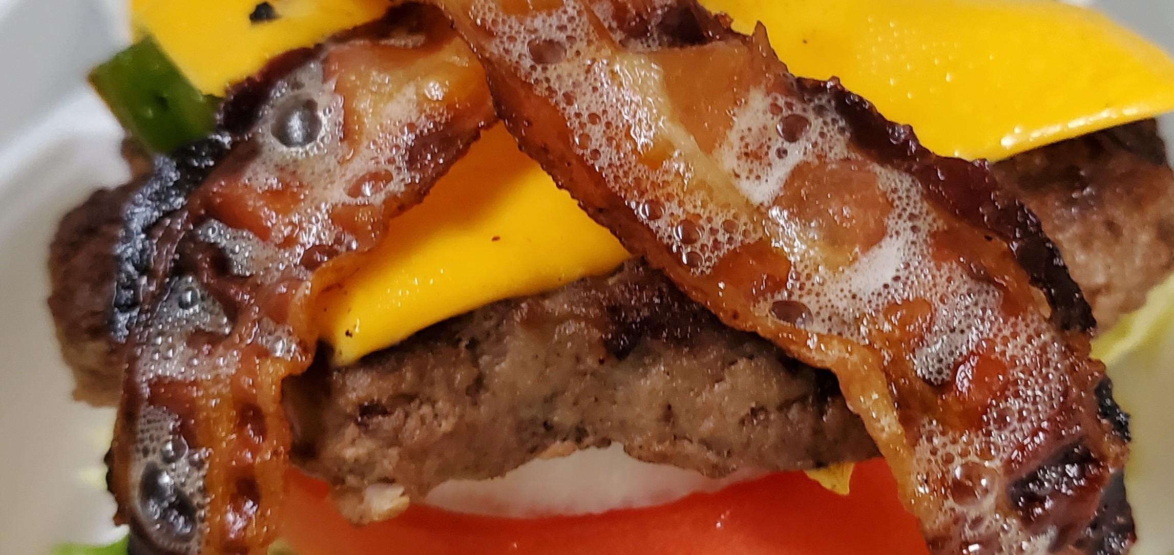 Bacon cheese burger