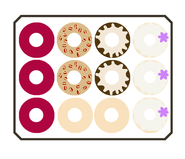 12 Donuts:  Assorted By Us