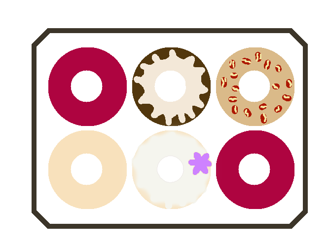 6 Donuts:  Assorted By Us