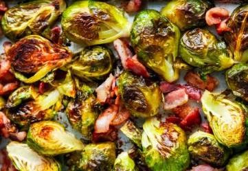 Roasted Brussels with Bacon (2 lbs)
