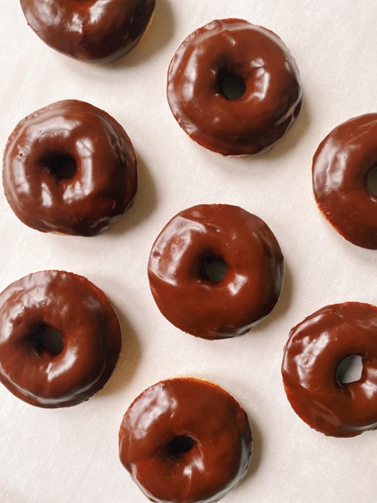 Dozen of Chocolate Dipped Donuts