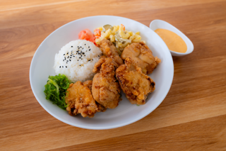 (#1) Crispy Chicken Bento ( Karaage )