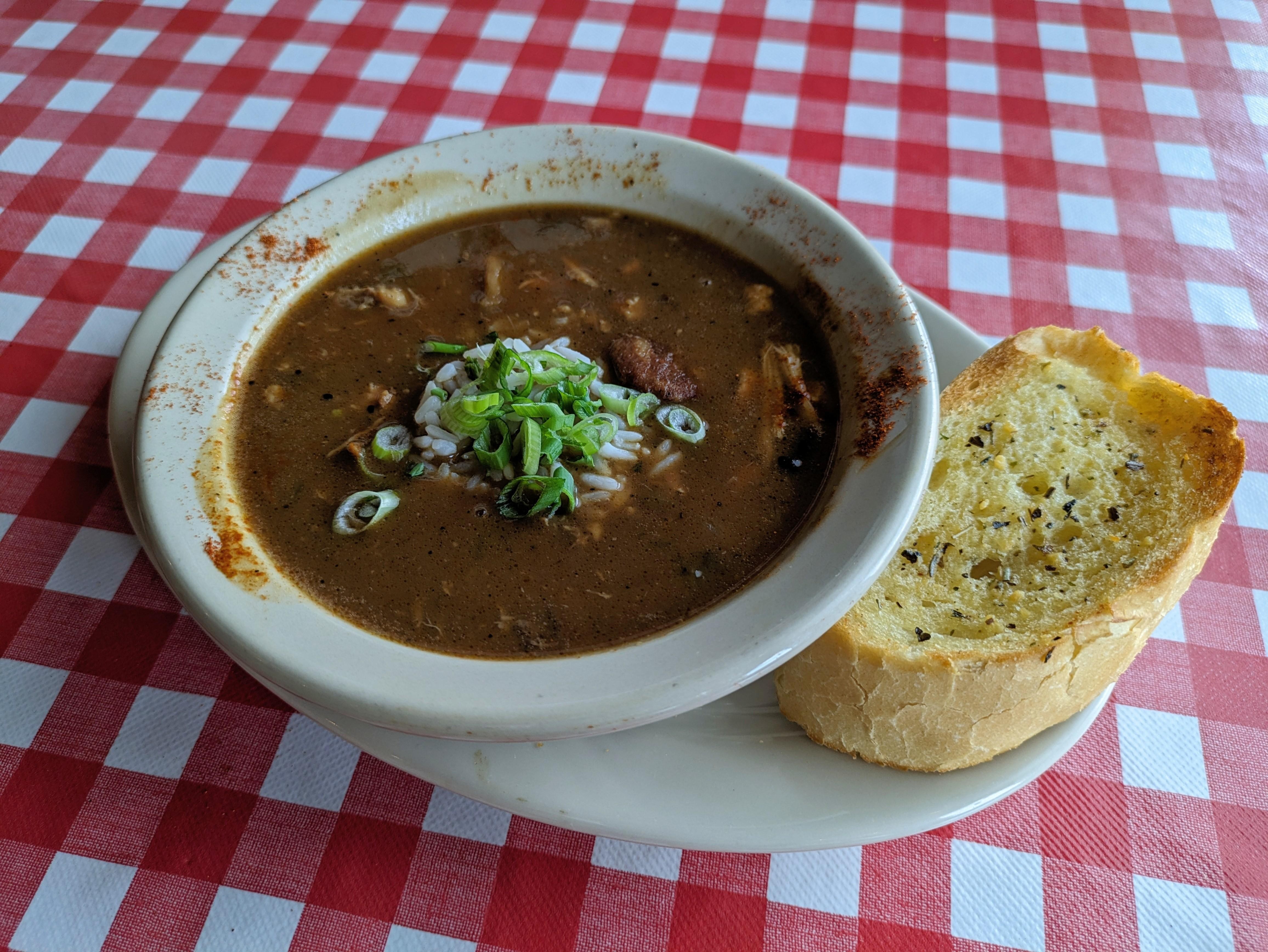 Bowl of Chicken and Sausage Gumbo