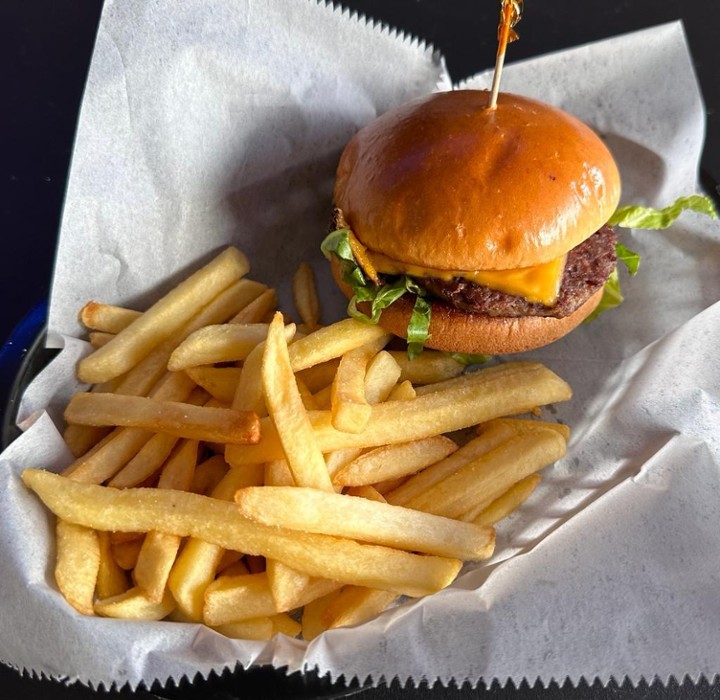 Kids Cheese Burger & Fries