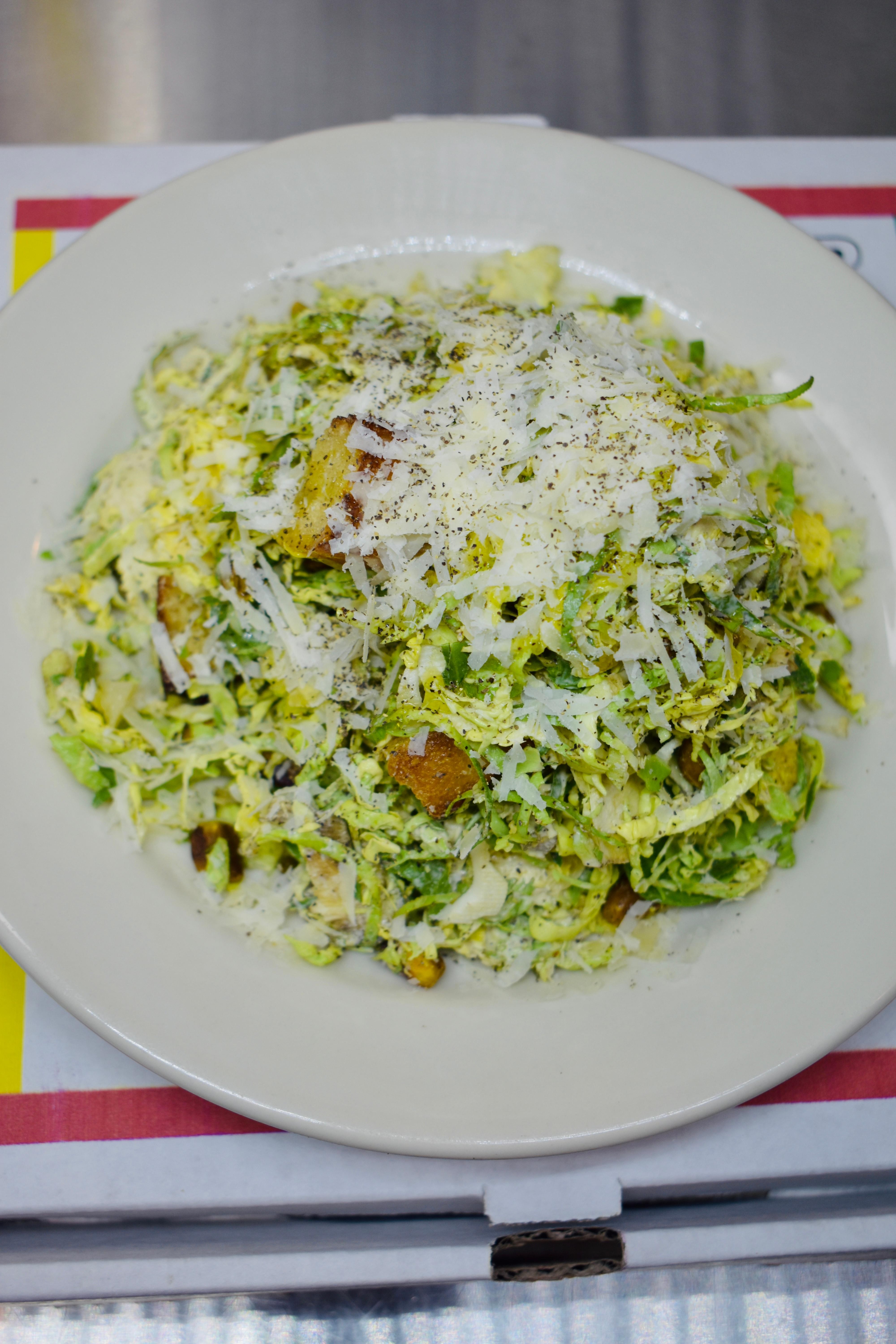 Shaved Brussels Sprouts salad