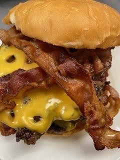 DOUBLE Bacon Cheese Burger