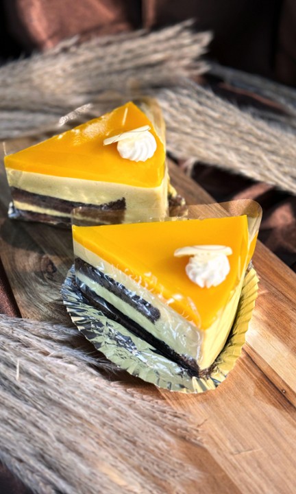 Mango Mousse Slice