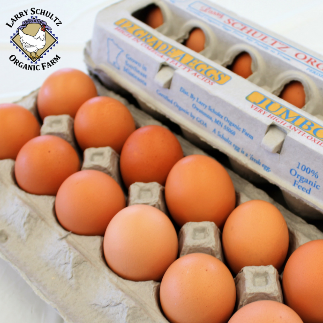Larry Schultz Organic Eggs, 1 dozen