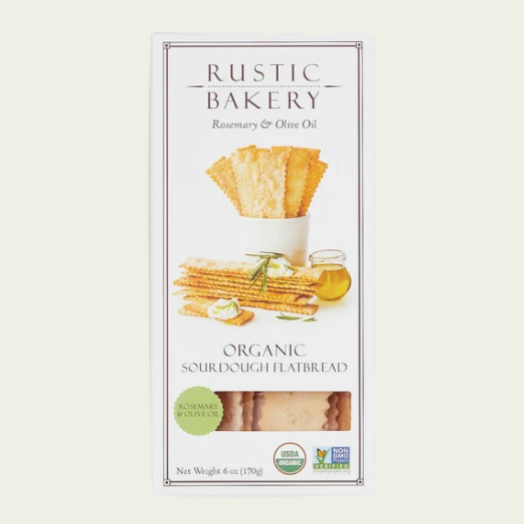 Rustic Bakery Crackers, Rosemary & Olive Oil