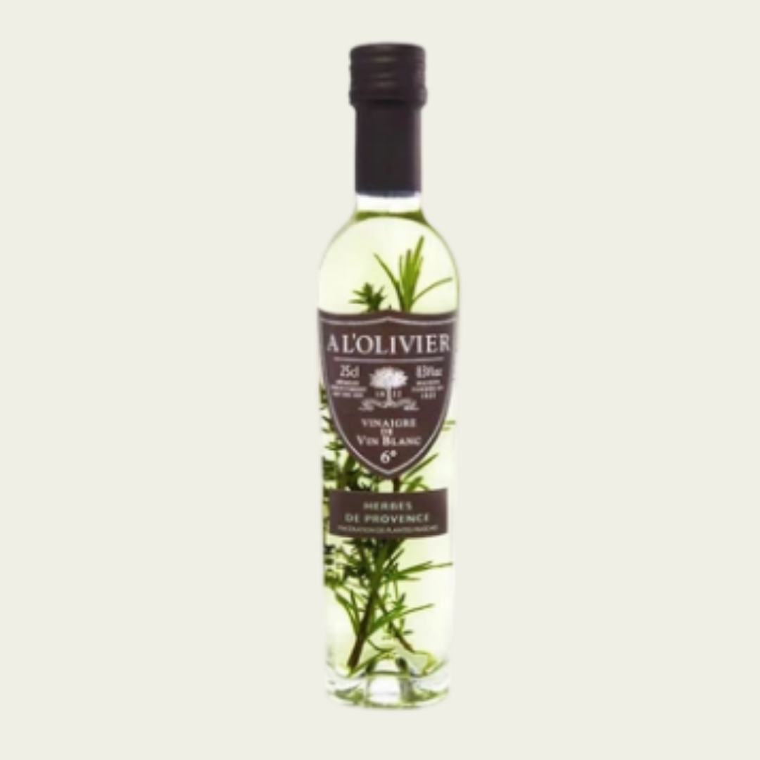 A L'Olivier White Wine Vinegar with Herbes de Provence