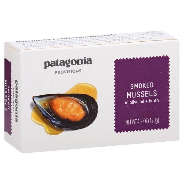 Patagonia Provisions Smoked Mussels in Olive Oil and Broth