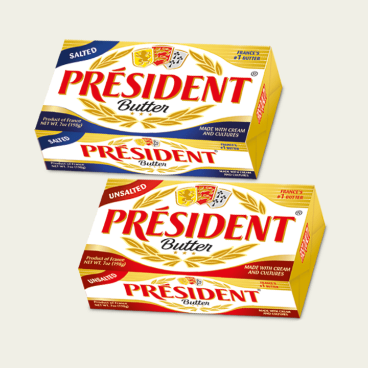 Le President Butter, Unsalted, 7 oz