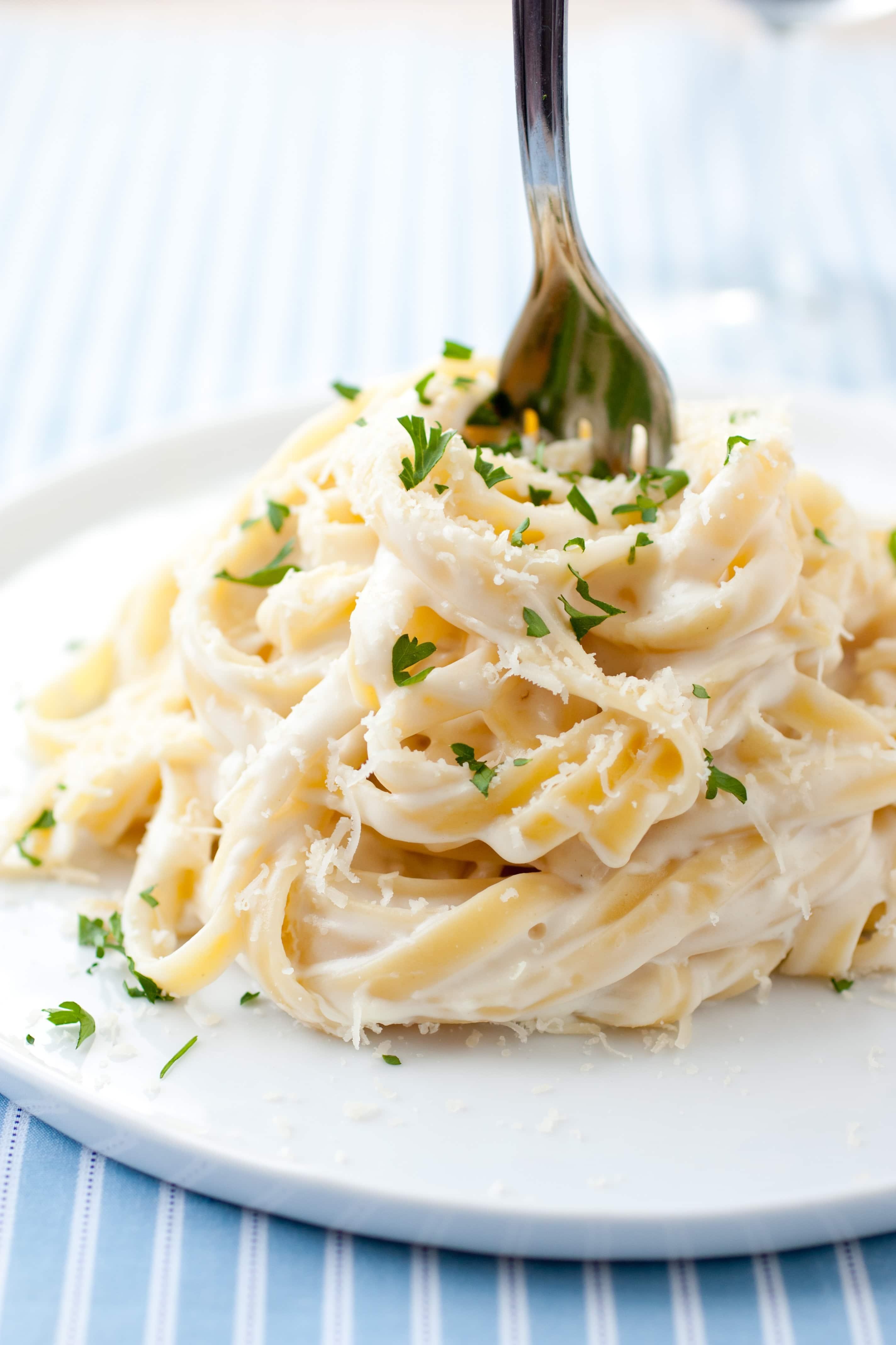 Fettucini Alfredo with Chicken - Dinner