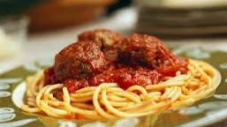 Spaghetti w Meatballs-Dinner