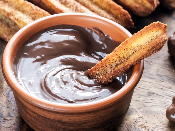 Dozen Foot-Long Churros w/ Chocolate Sauce