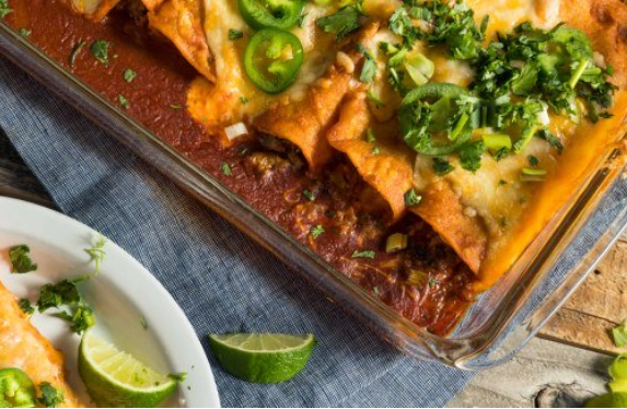 Beef Enchilada Platter -  Serves 10