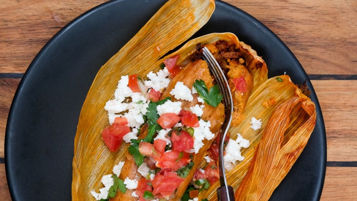 Red Chile Beef Tamales by the Dozen