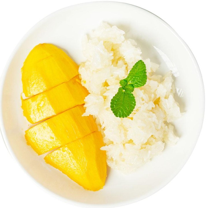 Mango Sweet Sticky Rice (Thai Dessert)