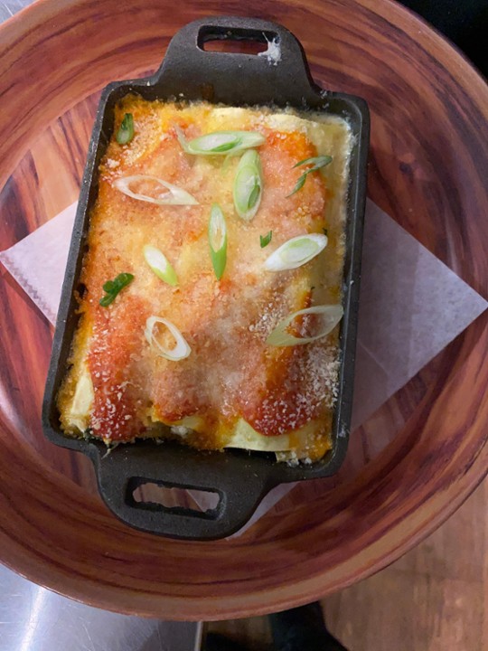 Baked Spinach and Wild Mushroom Cannelloni