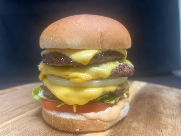 #3 Triple cheese  burger