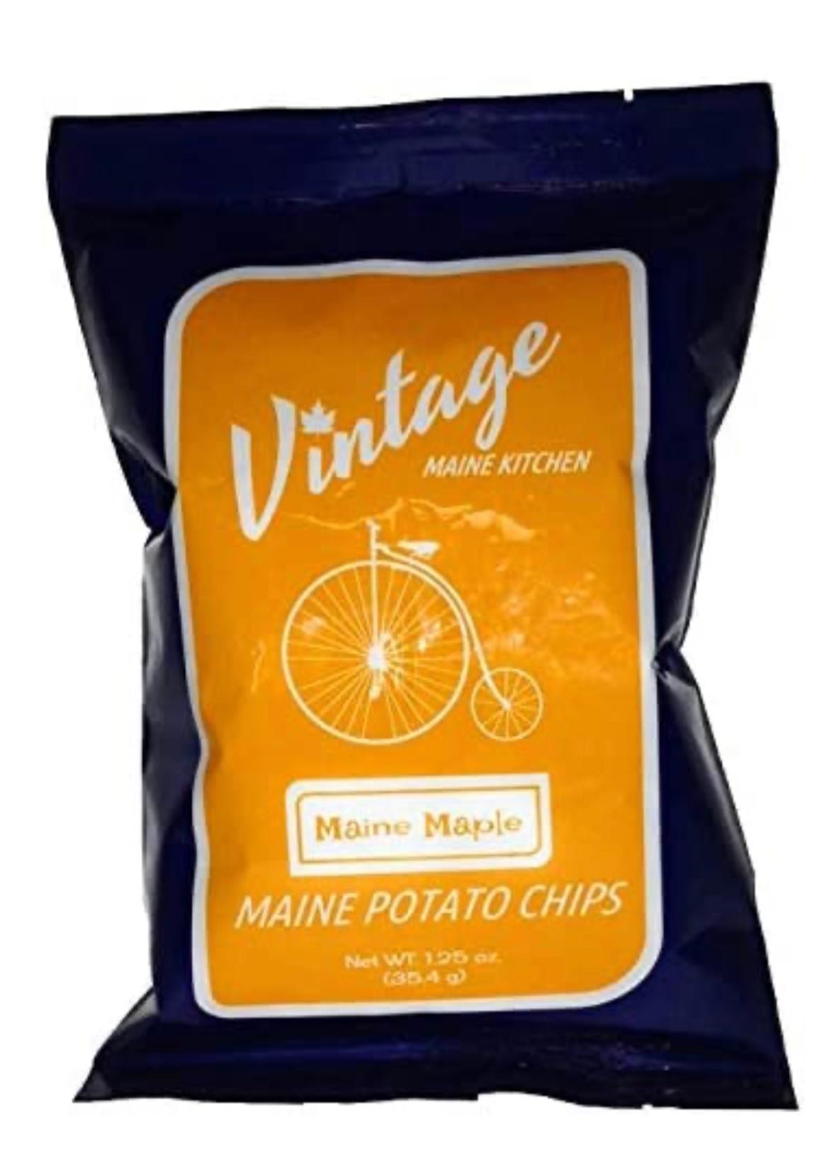 Vintage Maine Kitchen Maine Maple Potato Chips 1.25 oz