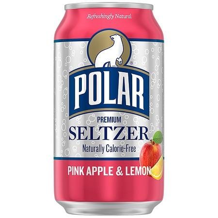 Polar Pink Apple and Lemon Seltzer