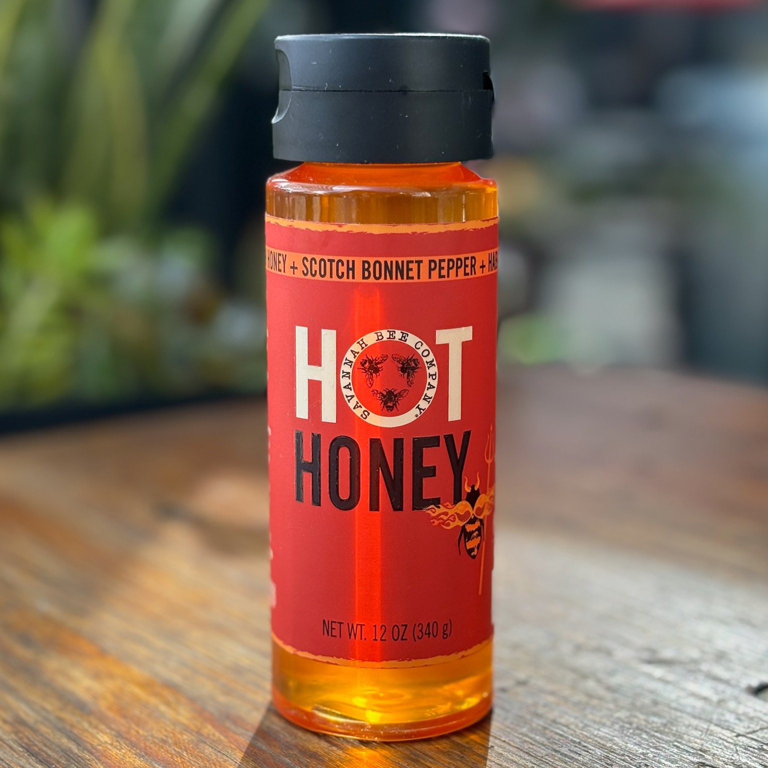 12oz Savannah Bee Hot Honey Bottle