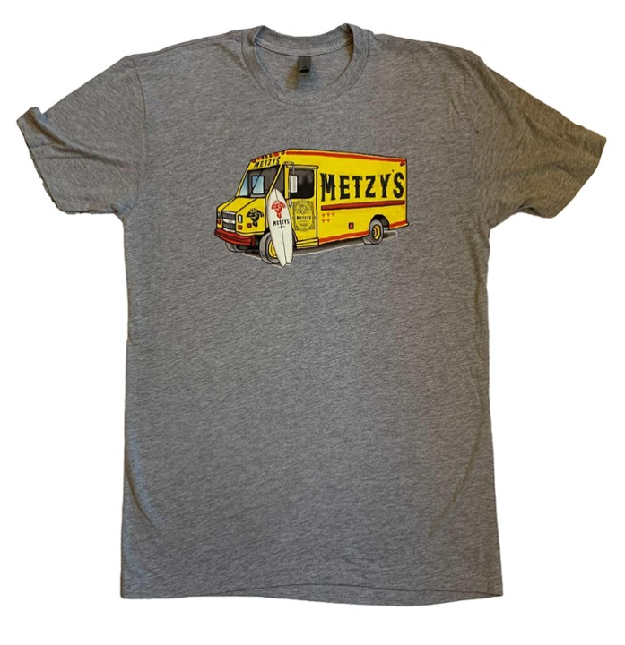 Men's Metzy's Food Truck SS Tee (Grey Heather)