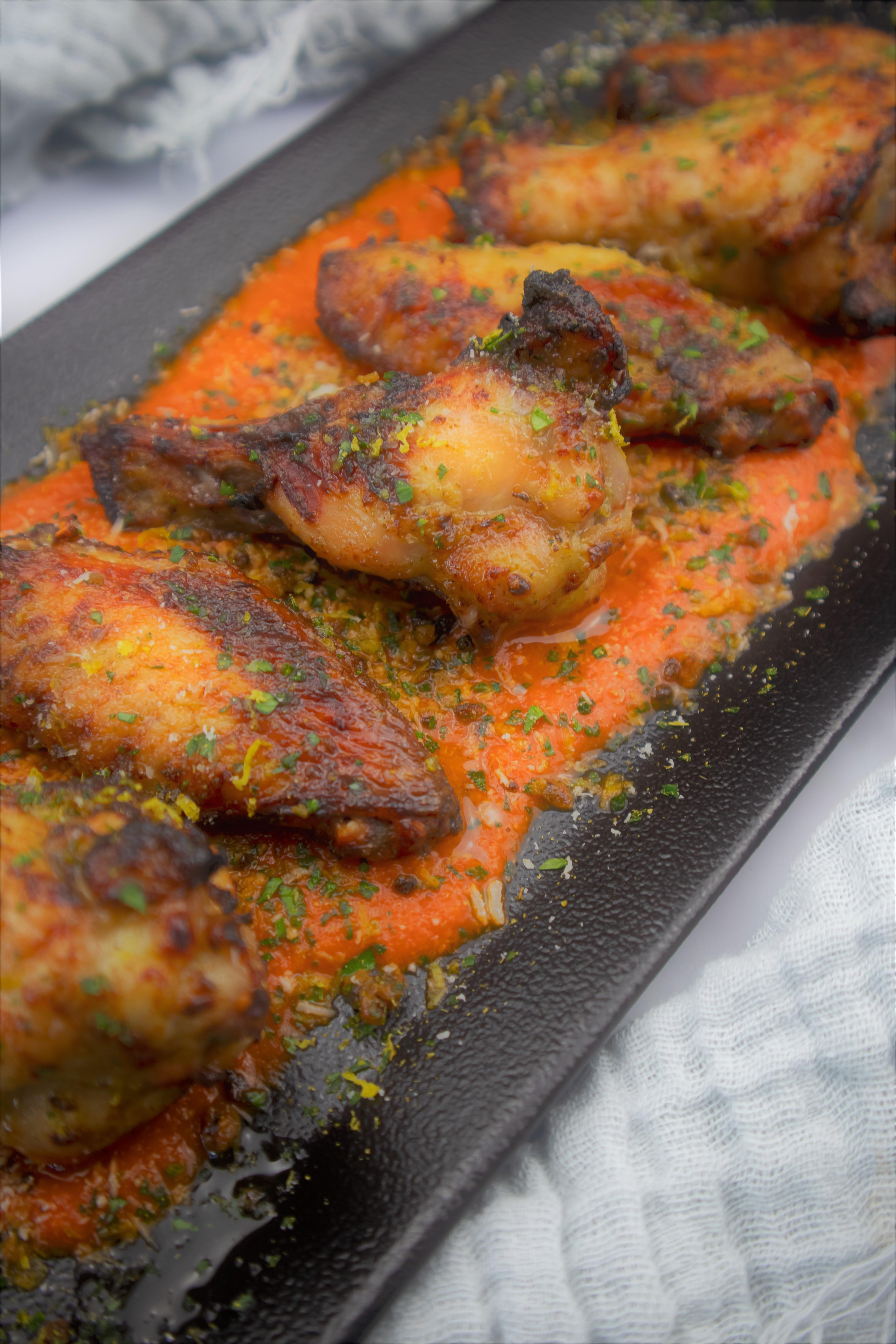 Roasted Limoncello Wings