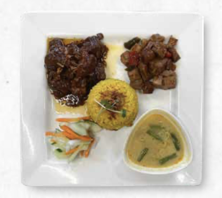 NR5. BALI STYLE BRAISED PORK RICE PLATE