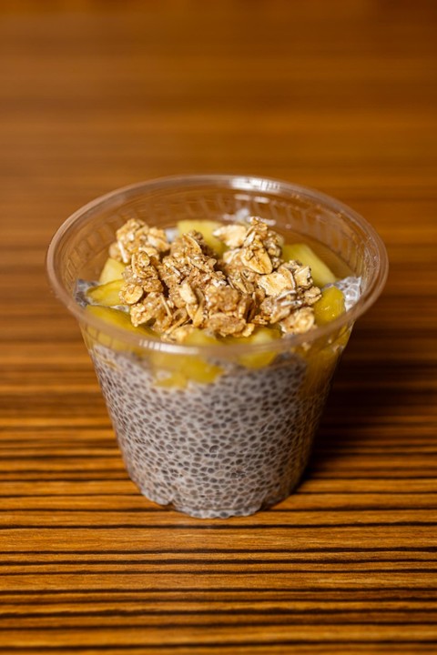 Grab and Go Coconut Chia Pudding w/ Pineapple