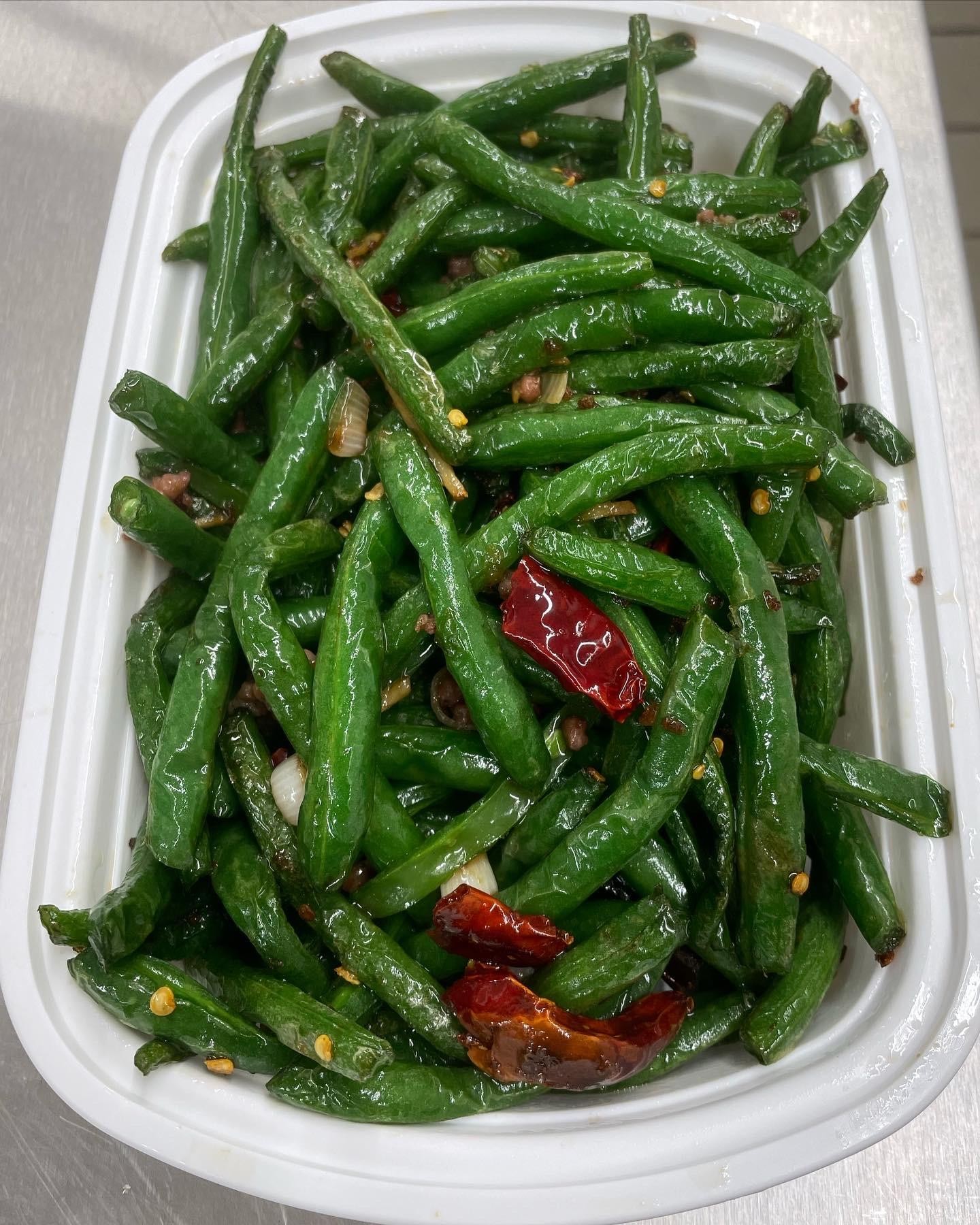 Green Beans and Minced Pork Stir-fry