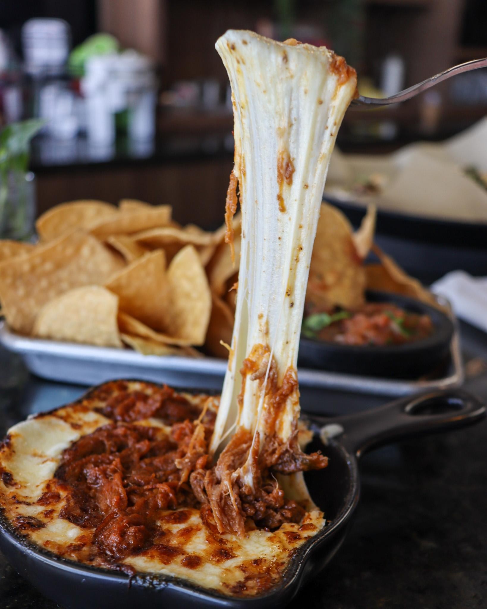 Chips and Queso Fundido