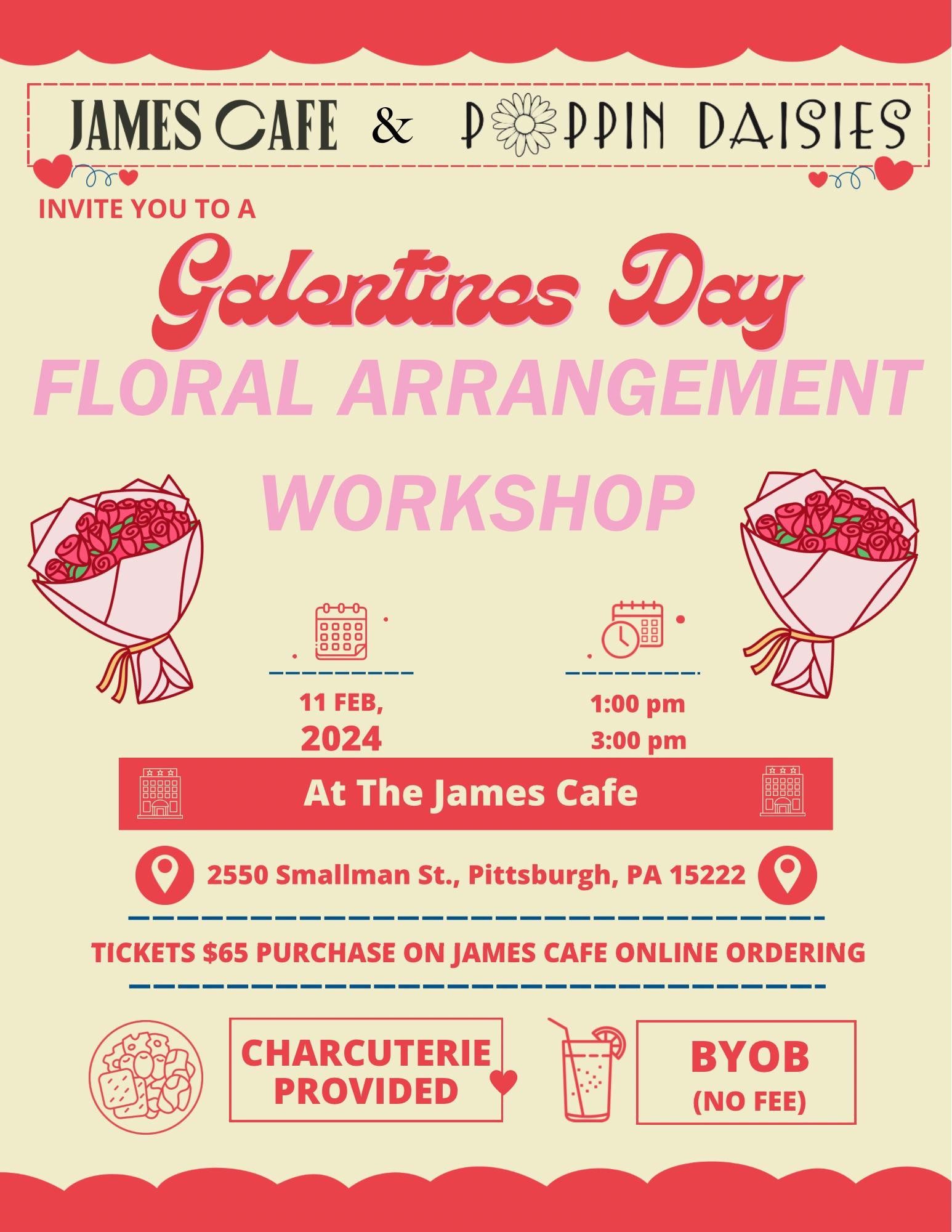 Galentine's Floral Arrangement Workshop