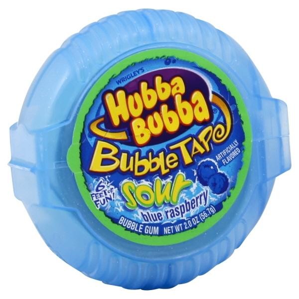 Hubba Bubba Sour Blue Raspberry Bubble Tape