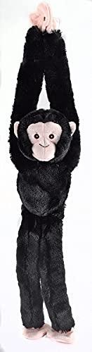 Wild Republic Ecokins Hanging Chimp, Stuffed Animal, 22 Inches, Gift for Kids, Plush Toy, Made from Spun Recycled Water Bottles, Eco Friendly, Child